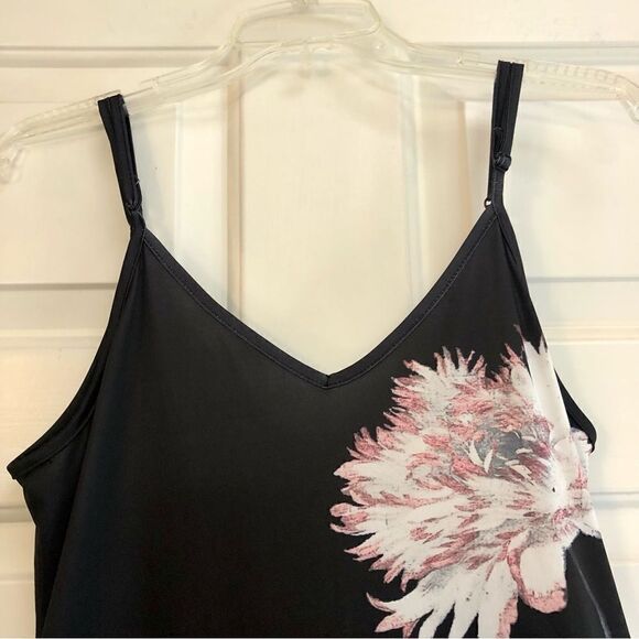 Maxi Dress For Women Flower Floral Print Sleeveless Adjustable Straps Size M - Picture 3 of 11